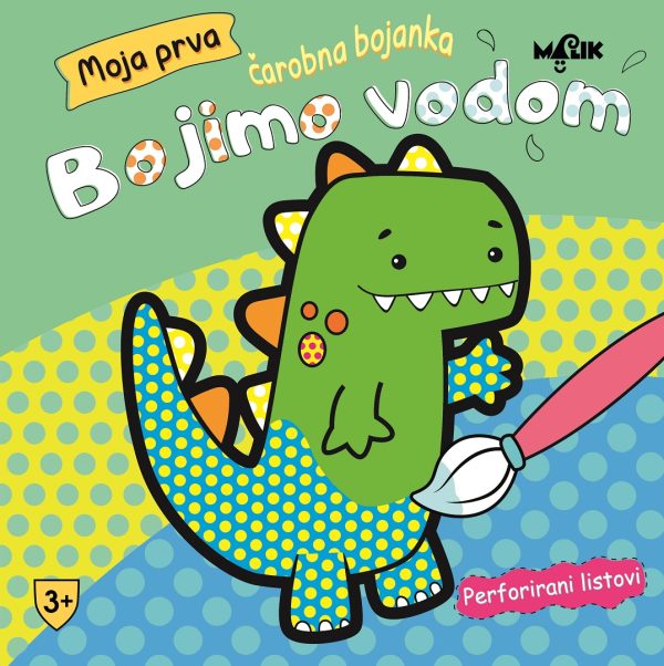 Bojimo vodom - zelena dinosaur (MA)