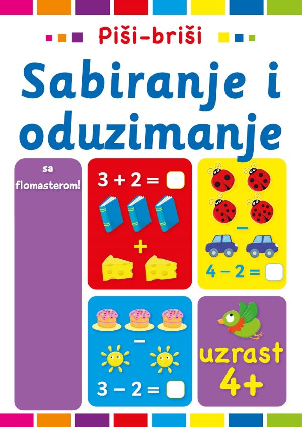Piši - briši -sabiranje i oduzimanje 4+ (MA)