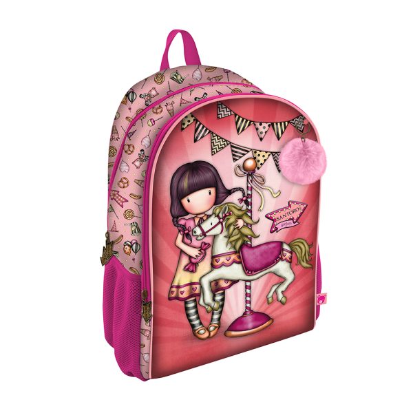 Ruksak školski 2 zipa 1109GJ05T Carousel