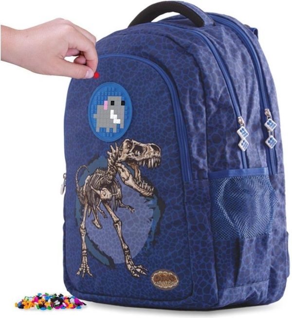 Ruksak Pixie PXB-06-90 Plavi Dino