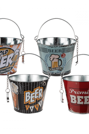 Kofa metalna za pivo, sa otvaračem 71/3080