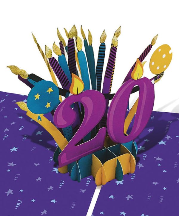 Čestitka origami 20. hb  21OR201