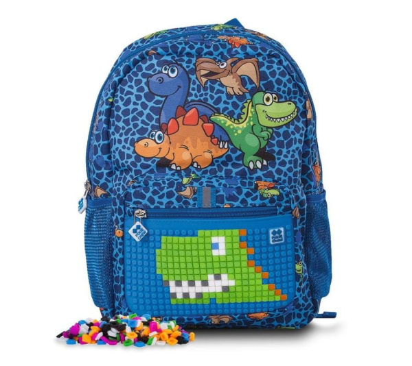 Ruksak mini Pixie PXB-18-90 dinosaur/plavi - Image 3