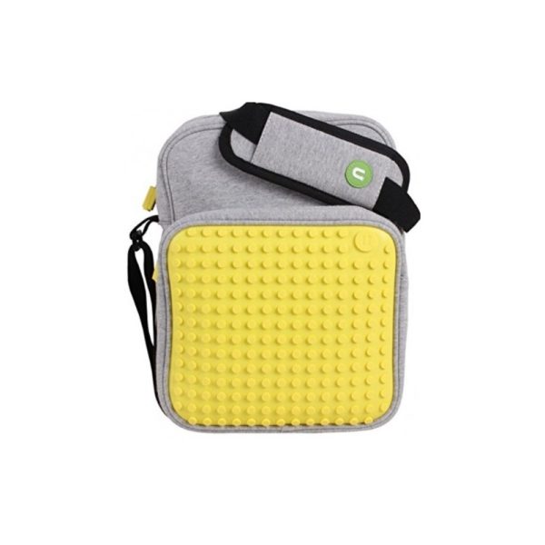Torba na rame pixel sivo/žuta wy-a008-wf