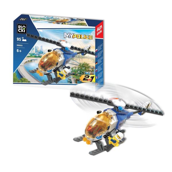 Kocke blocki policijski helikopter 76/0655