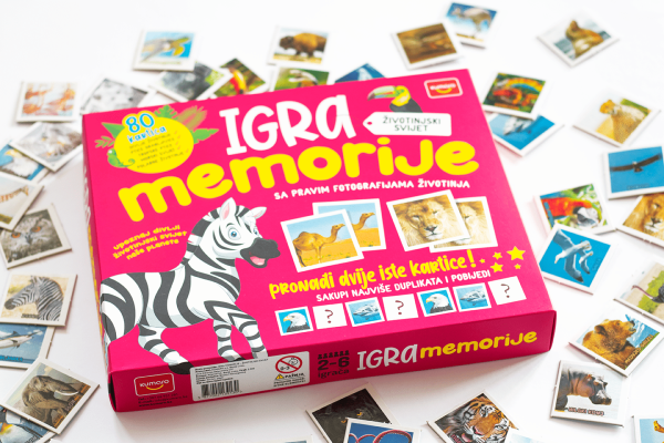 Igra memorije - životinjski svijet (KU)