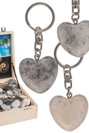 Privjesak za ključeve srce, kamen 24/0997