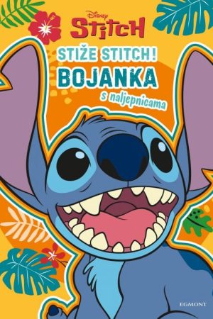 Stitch - Stiže Stitch - Bojanka s naljepnicama