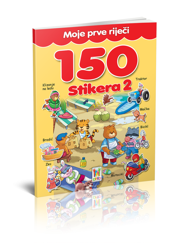 Prve riječi - 150 stikera - žuta (PI)