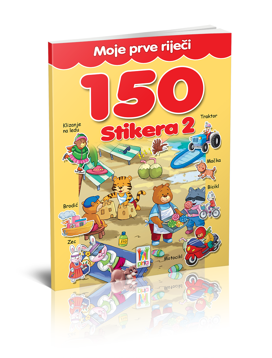 Prve riječi - 150 stikera - žuta (PI)